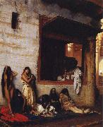 Jean - Leon Gerome The Slave Market oil on canvas